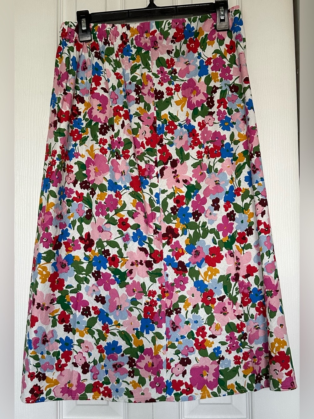 J.Crew Floral Midi Skirt Size S Multicolor Garden Print. Size Small.  NWT